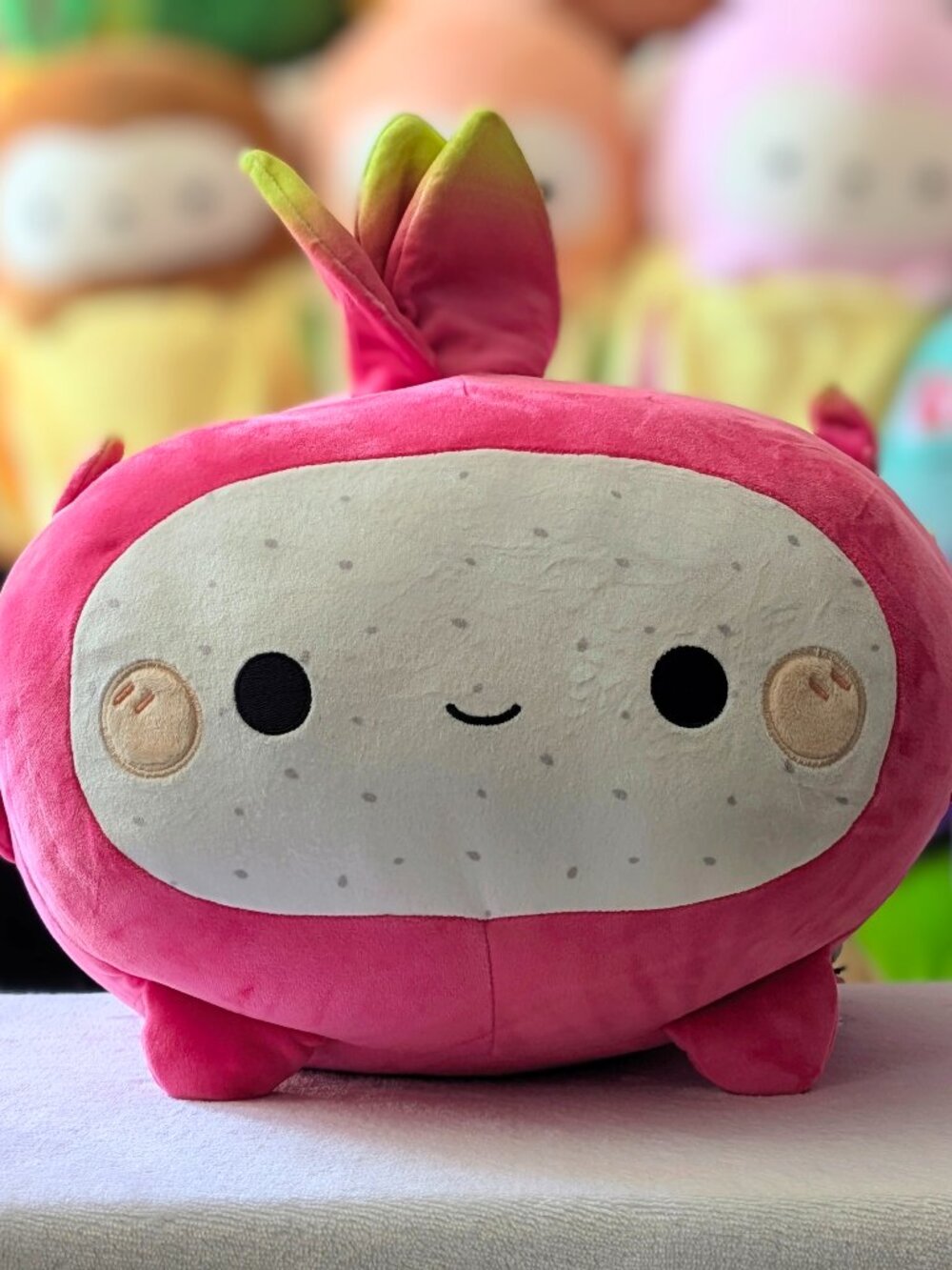 Round 1 Exclusive HoneyMaru 15" Dragon Fruit Mochi Plush